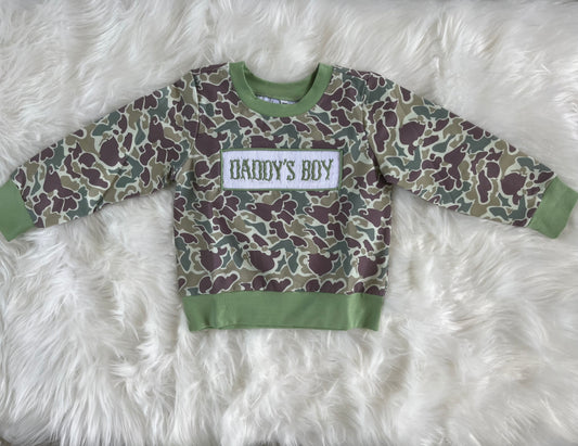 Daddy's Boy Smocked Pull Over